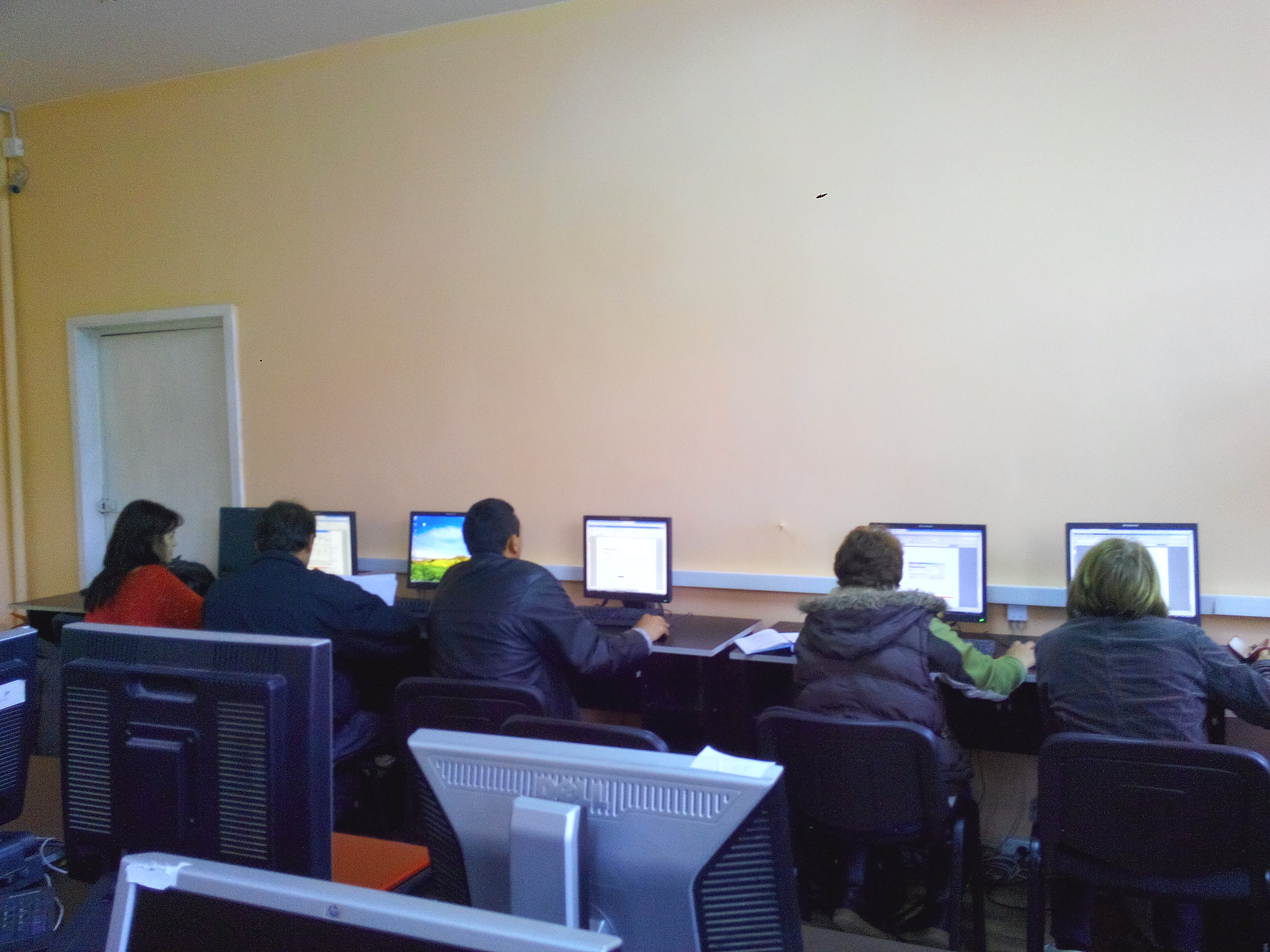 Imagini din timpul desfasurarii cursului Operator introducere validare si prelucrare date